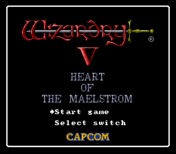 Wizardry V - Heart of the Maelstrom (USA) Title Screen